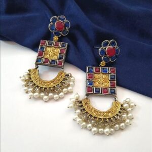 Earrings Dual Tone