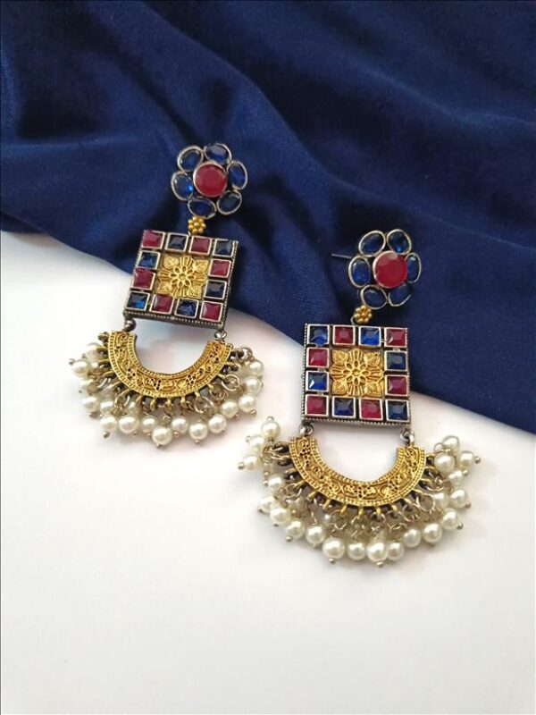 Earrings Dual Tone