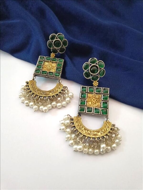 Earrings Dual Tone - Image 5