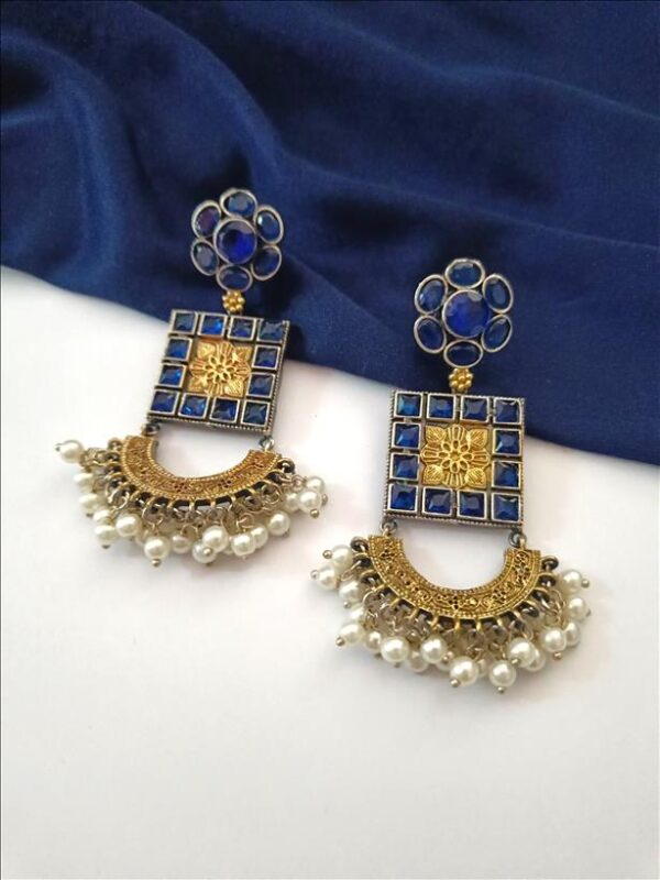 Earrings Dual Tone - Image 3