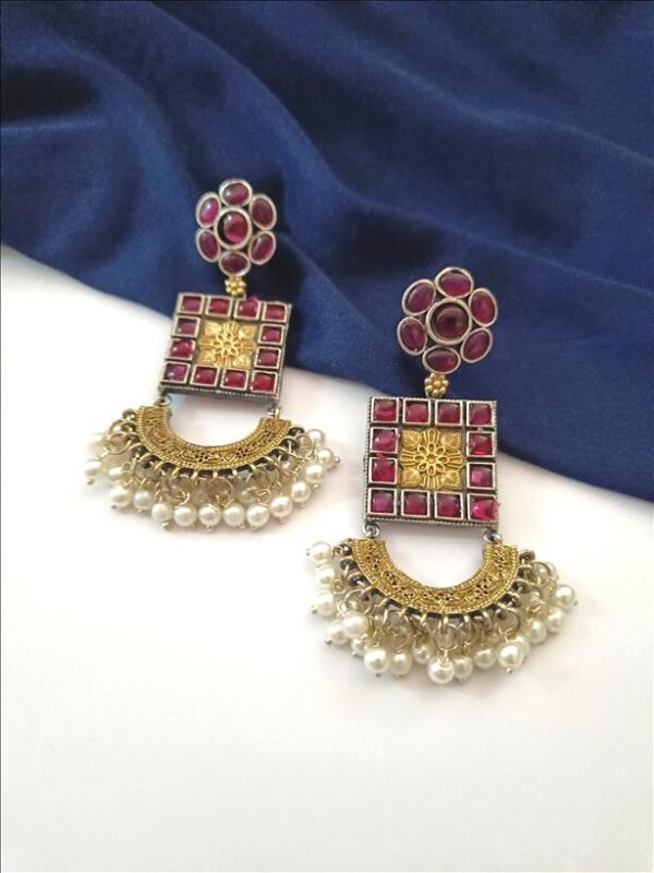 Earrings Dual Tone - Image 2