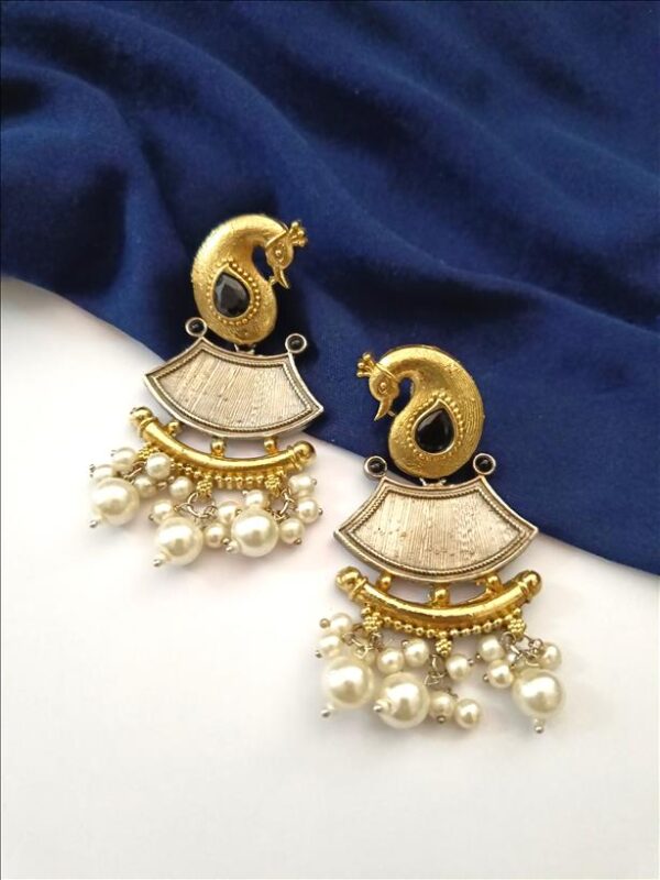 Peacock Earrings - Image 2