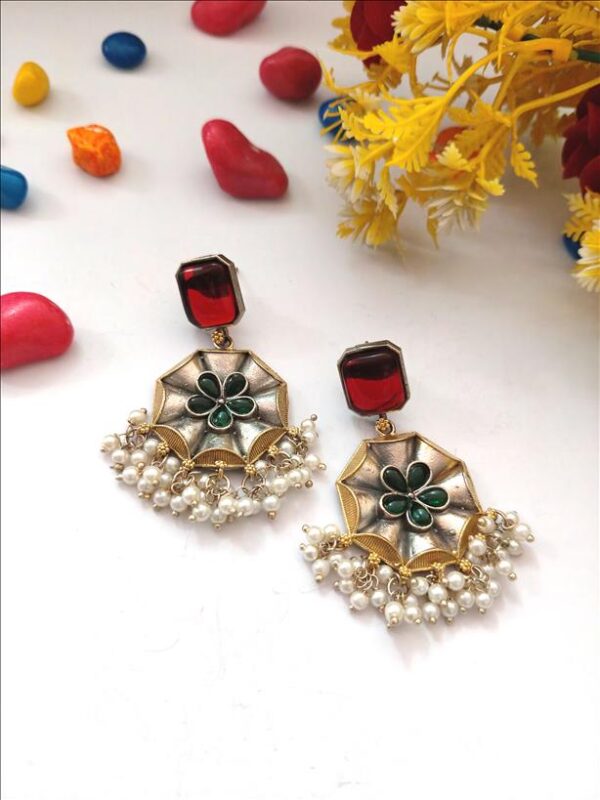 Floral Earrings - Image 4