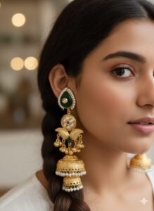 Suhana Dual Jhumka Earrings