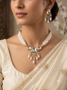 Pearl Gemstone Necklace