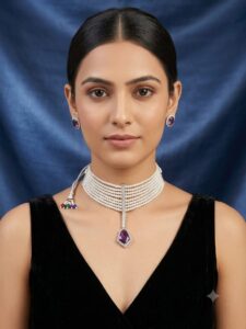 Pearl Diamond Choker